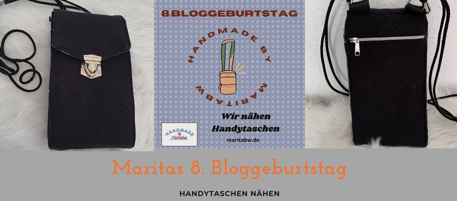 8.Bloggeburtstag – Einladung – Handmade By Maritabw